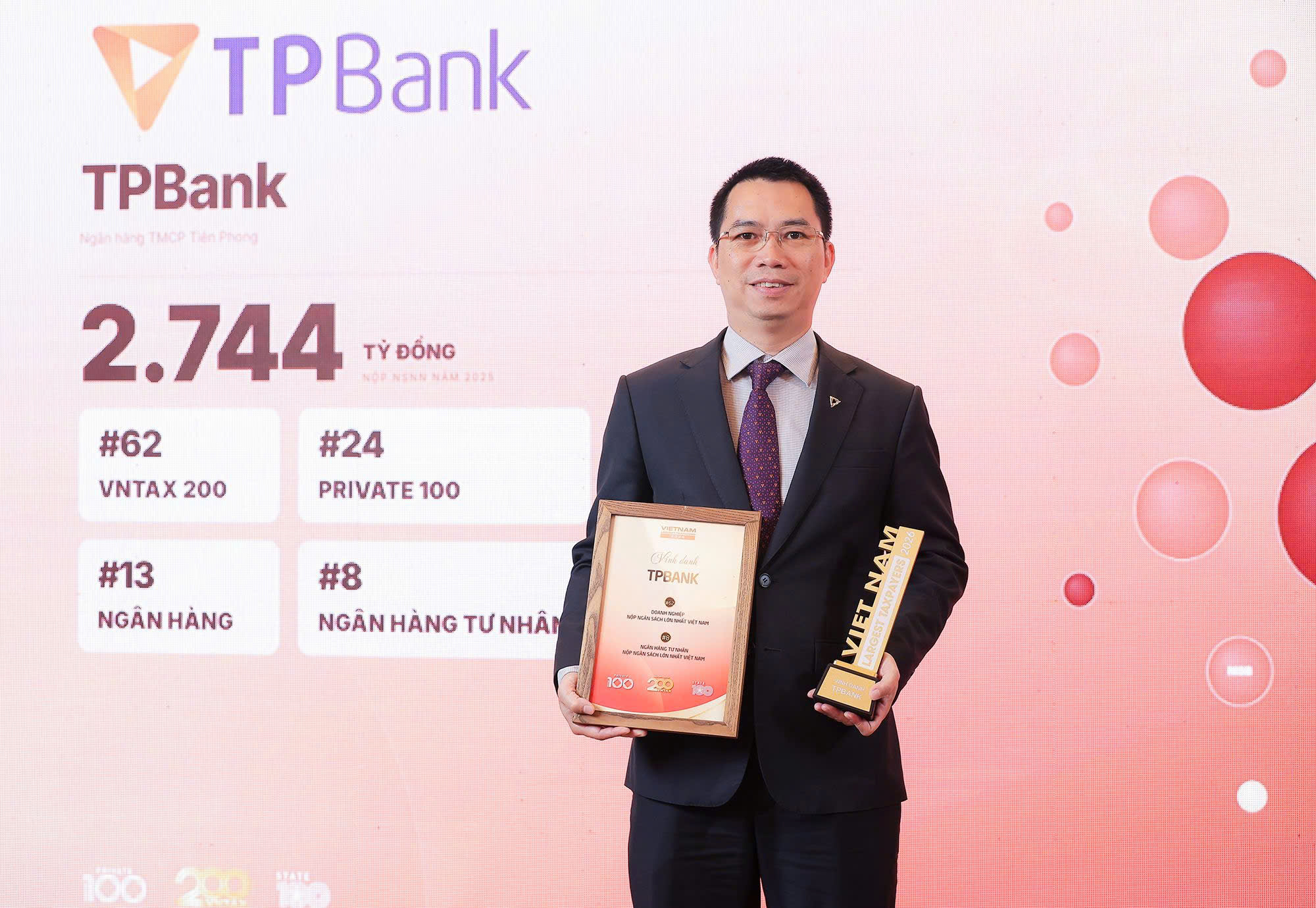 TPBank lọt Top 8 ngân hàng tư nhân nộp ngân sách lớn nhất, ghi dấu mốc đóng góp cao nhất từ trước đến nay - Ảnh 1.