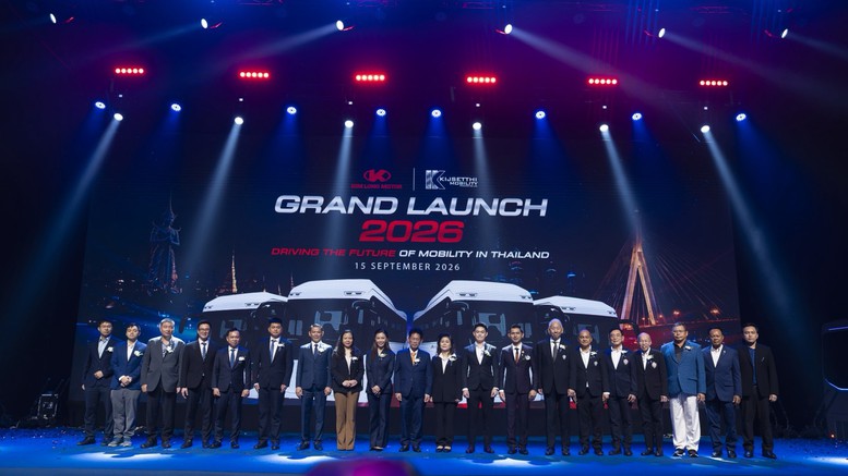 Xe bus 'Made in Vietnam' thương hiệu KIM LONG ra mắt thị trường Thái Lan- Ảnh 1.