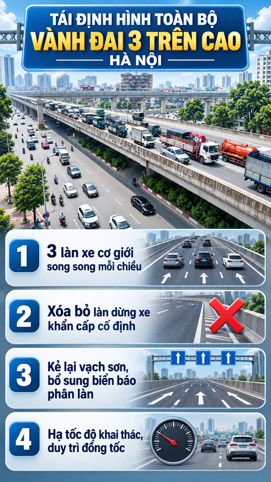 Cục CSGT đề xuất về Vành đai 3, tất cả tài xế tham gia giao thông chú ý- Ảnh 2.