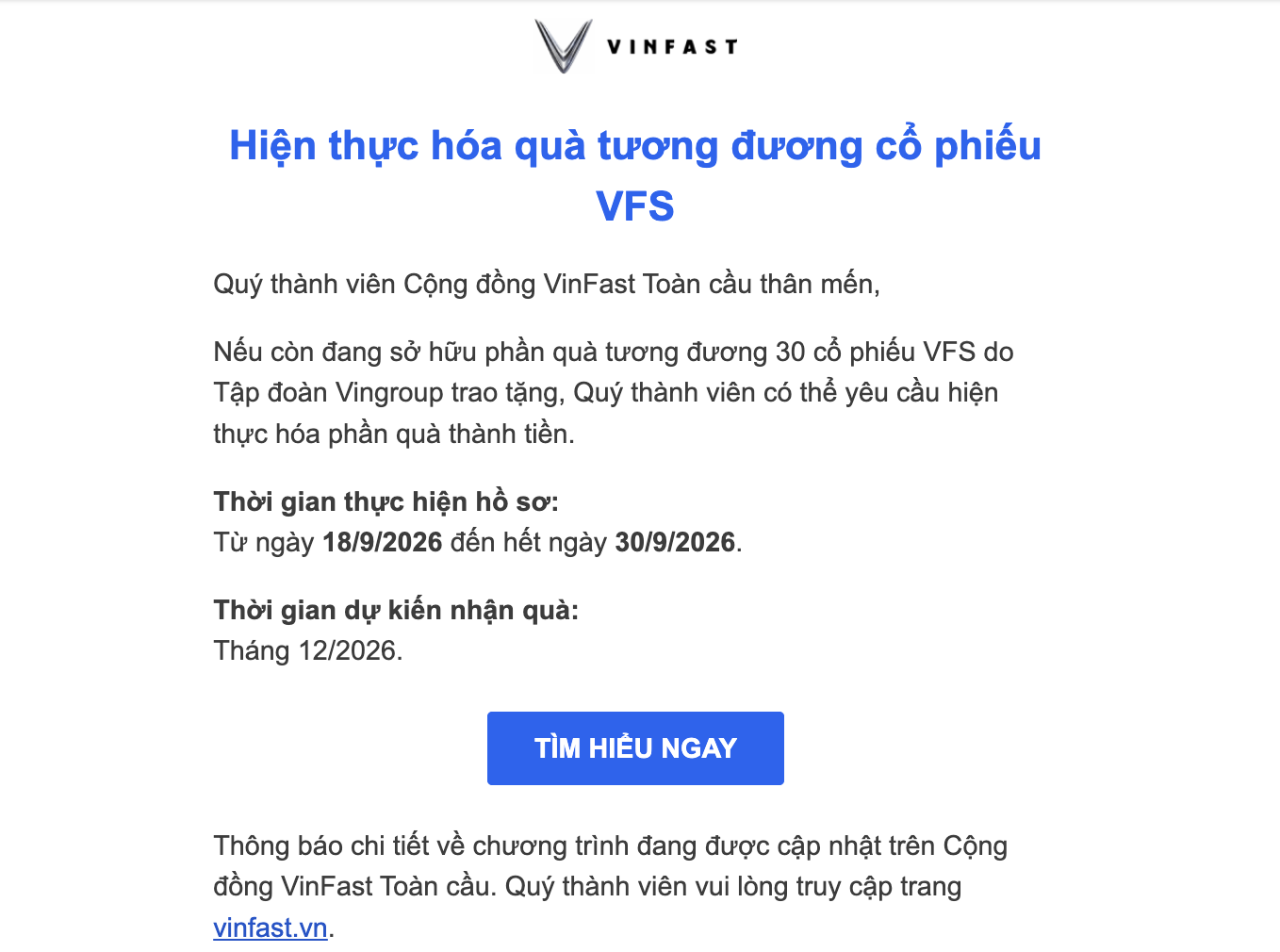 Tỷ phú Phạm Nhật Vượng hiện thực hoá phần quà trị giá gần 3 triệu đồng cho nhiều người Việt - Ảnh 1.