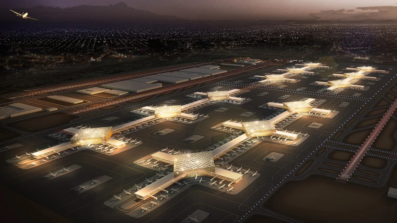 Dubai xây sân bay 35 tỷ USD, công suất 260 triệu khách mỗi năm: 17.000 cọc móng, 5 đường băng và hơn 430 vị trí đỗ máy bay - Ảnh 2.