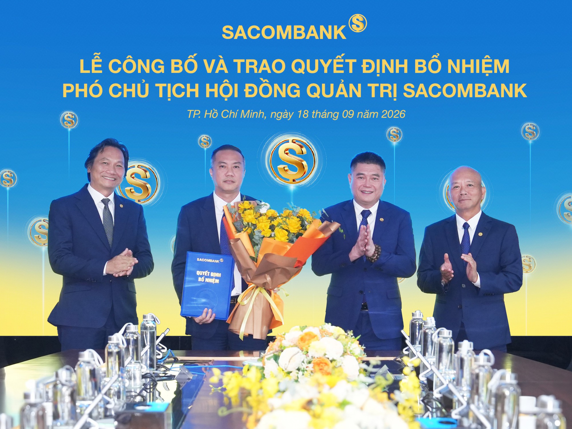 Ông Nguyễn Xuân Vũ được bầu làm Phó Chủ tịch HĐQT SACOMBANK - Ảnh 1.