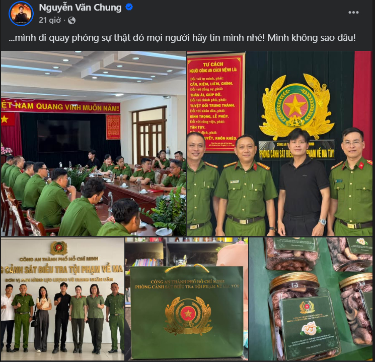 Nhạc sĩ Nguyễn Văn Chung có mặt tại Phòng cảnh sát điều tra tội phạm về ma tuý Công an TP.HCM để nhận nhiệm vụ đặc biệt- Ảnh 1.