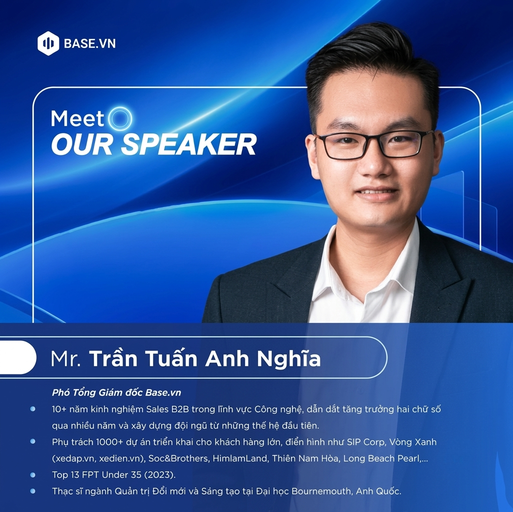 Phó TGĐ Base.vn Trần Tuấn Anh Nghĩa: Lãnh đạo trong kỷ nguyên AI, đi đúng quan trọng hơn đi nhanh- Ảnh 1.