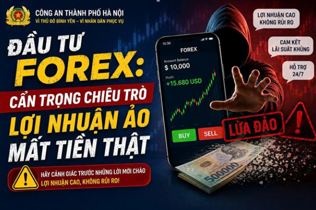 Cảnh giác thủ đoạn lừa đảo núp bóng đầu tư Forex - Ảnh 1.