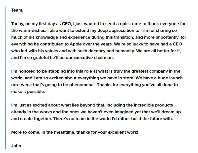 Tân CEO Apple lần đầu lên tiếng: Hé lộ những sản phẩm đáng kinh ngạc đang được phát triển- Ảnh 1.