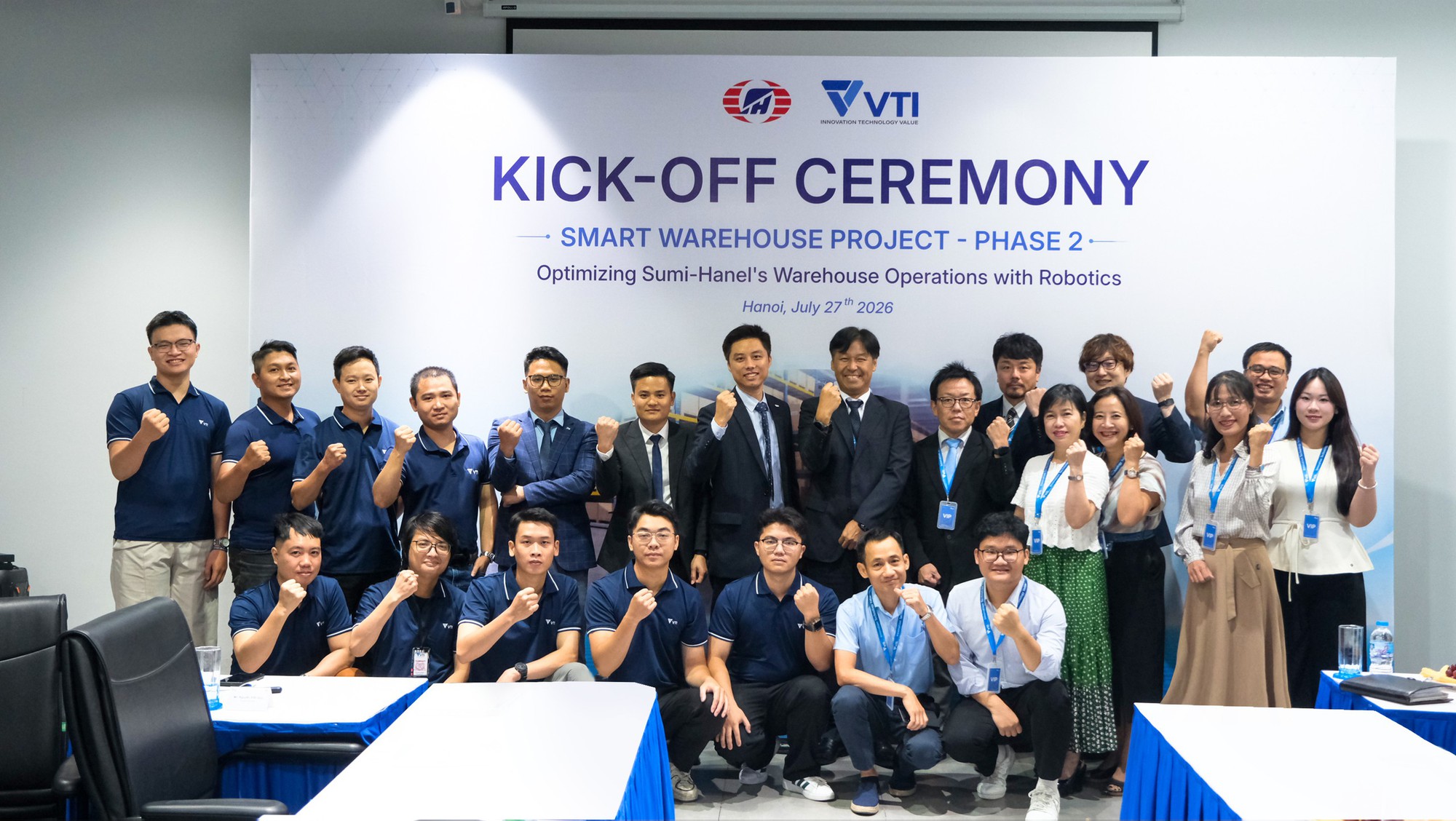 VTI triển khai kho thông minh tích hợp Robotics tại Sumi-Hanel - Ảnh 1.