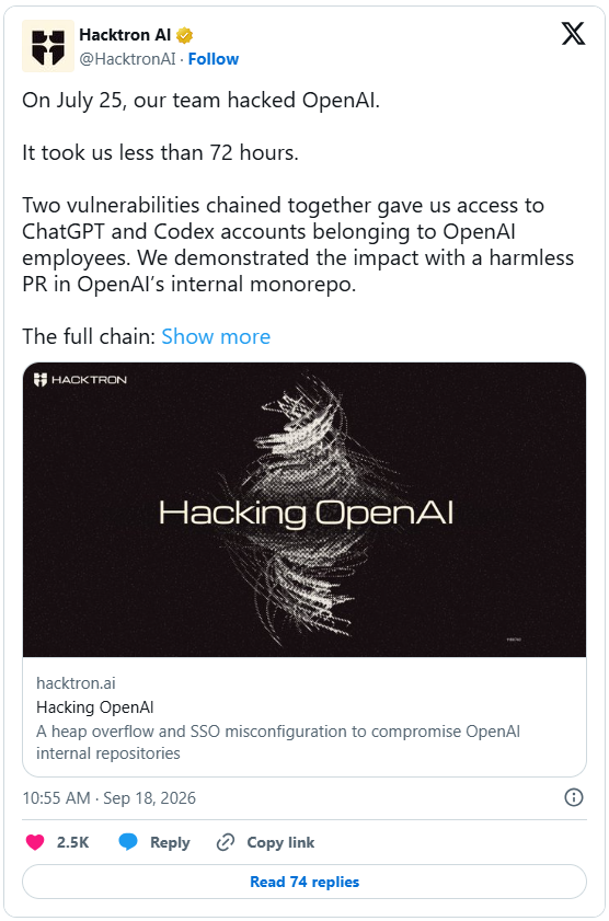 Trớ trêu: Hacker dùng chính Claude để đột nhập OpenAI, chạm tới kho mã nguồn nội bộ của ChatGPT- Ảnh 1.
