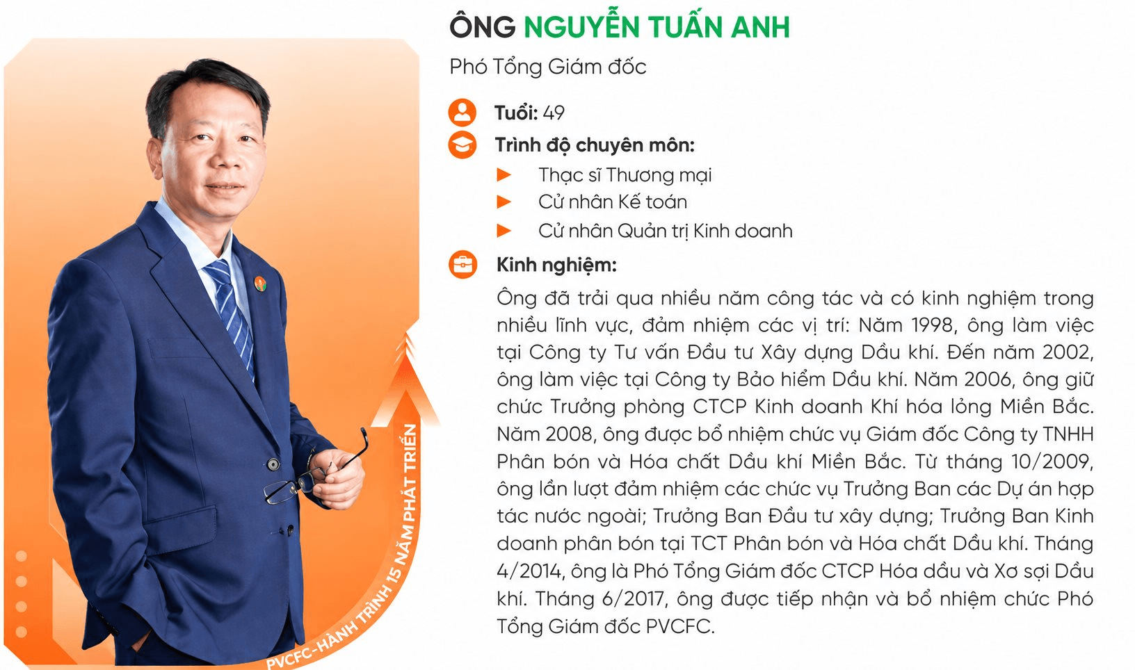 Phó Tổng Giám đốc Đạm Cà Mau (DCM) thôi chức trước thềm ĐHĐCĐ bất thường- Ảnh 1.