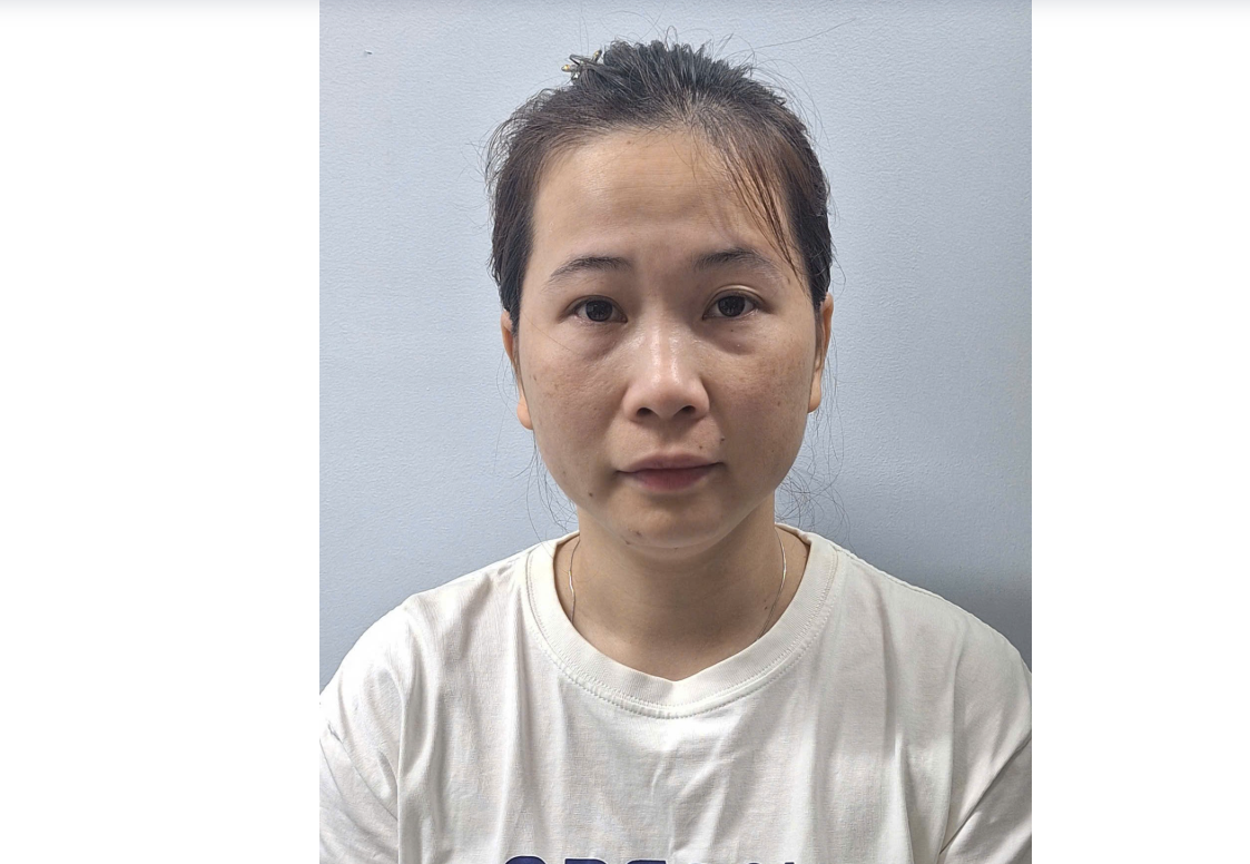 Thi hành lệnh bắt tạm giam cựu nhân viên ngân hàng Trần Thị Cẩm Hoa SN 1990 - Ảnh 1.