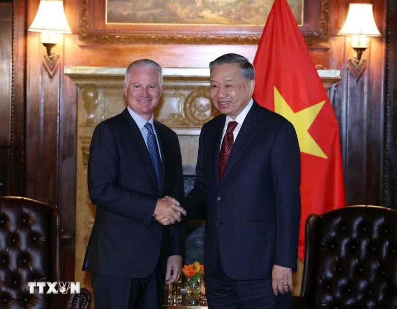 Gặp Tổng Bí thư, Chủ tịch nước Tô Lâm, lãnh đạo loạt đại bàng Hoa Kỳ gồm Apple, Boeing, Warburg Pincus gợi mở kế hoạch phát triển tại Việt Nam - Ảnh 3.