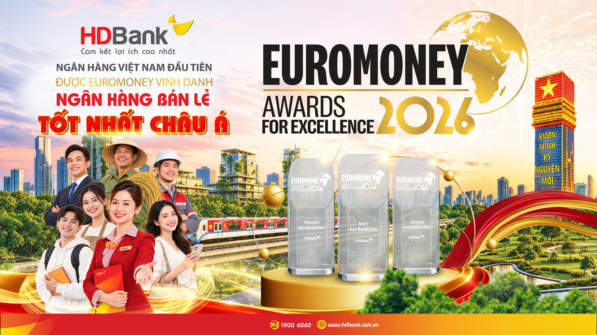 Danh hiệu “Ngân hàng Bán lẻ tốt nhất châu Á” lần đầu tiên được trao cho một ngân hàng Việt Nam - Ảnh 1.