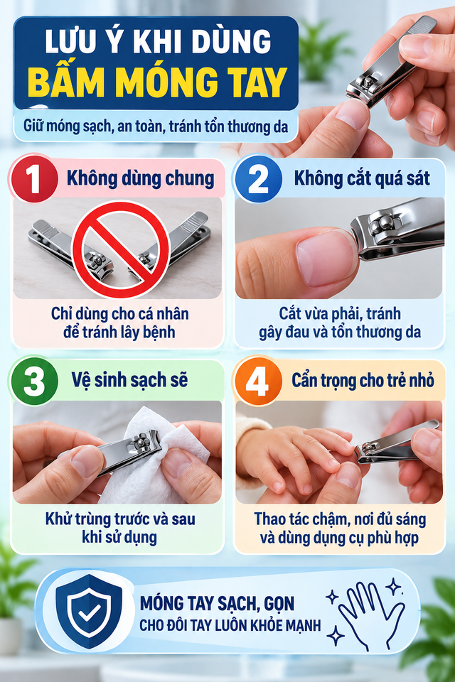 Lời khuyên khi sử dụng bấm móng tay: Nhiều người thay nhau dùng nhưng ít ai để ý điều này- Ảnh 4. Lời khuyên khi sử dụng bấm móng tay: Nhiều người thay nhau dùng nhưng ít ai để ý điều này- Ảnh 4.
