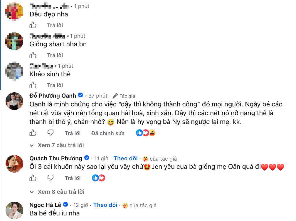 Phương Oanh tự nhận “dậy thì không thành công”, nhưng ảnh ngày bé đặt cạnh Jimmy - Jenny lại gây chú ý- Ảnh 2.
