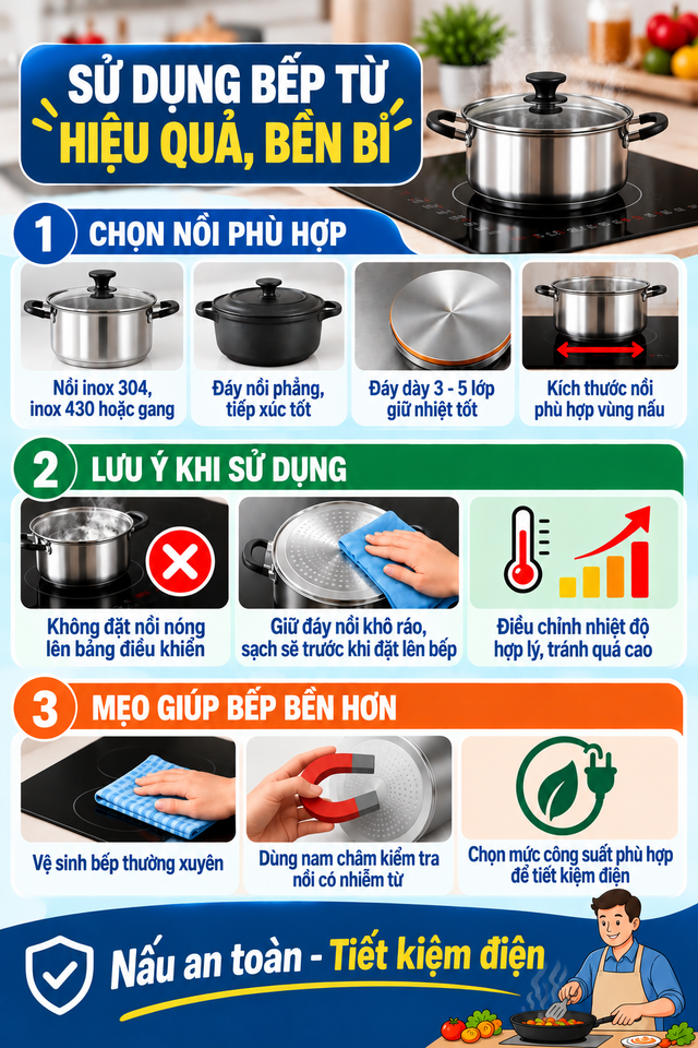 Vung nồi bỗng dính chặt vào mặt bếp: Nhấc lên ngay là điều nên tránh- Ảnh 6.