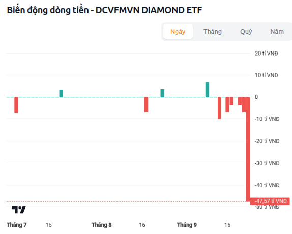 Quỹ nắm những "viên kim cương" của chứng khoán Việt Nam bất ngờ bị rút vốn liên tiếp sau nâng hạng - Ảnh 1.