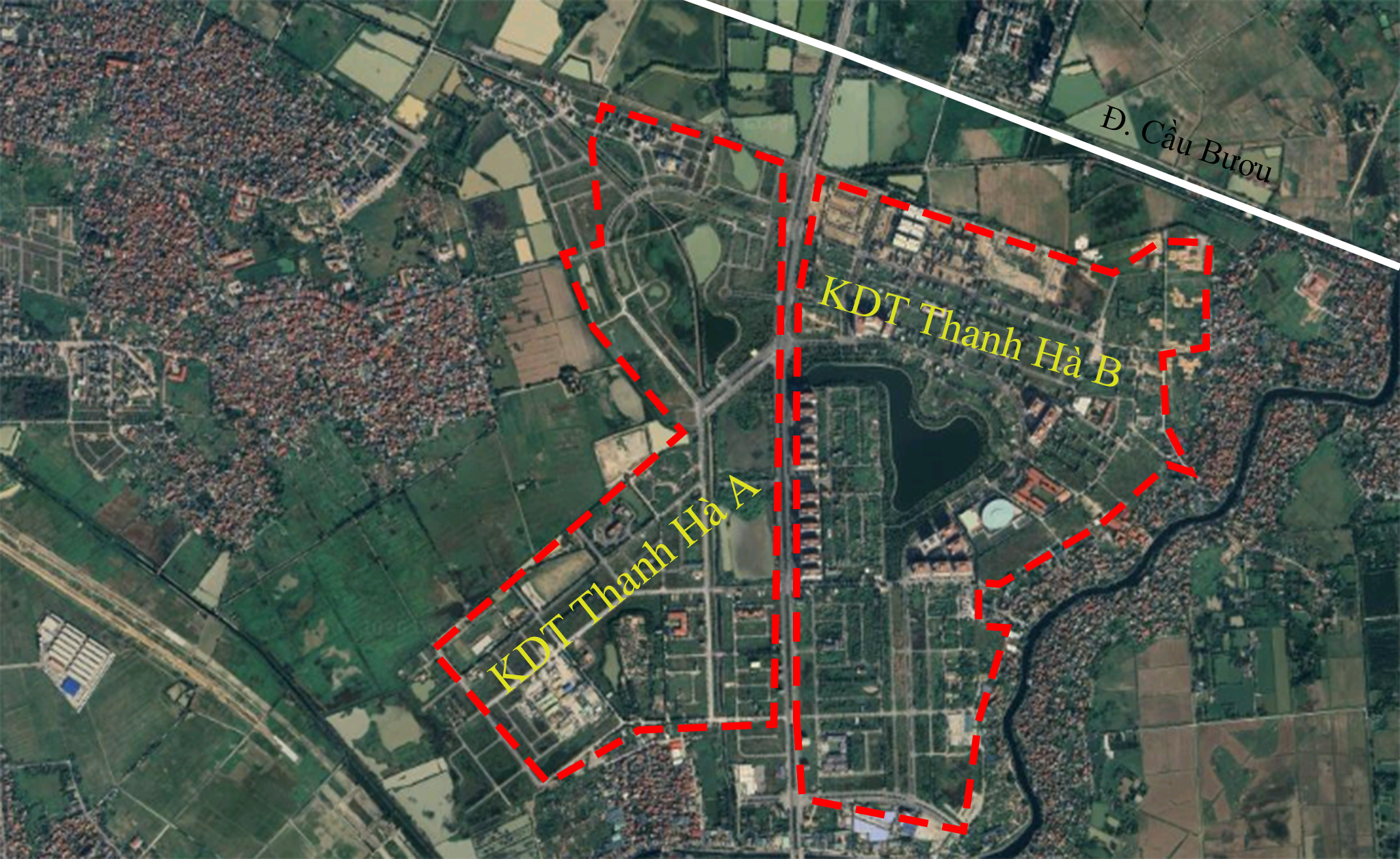 Toàn cảnh 2 khu đô thị rộng gần bằng hồ Tây, có thể sẽ dòng người từ loạt dự án sai phạm của Mường Thanh - Ảnh 2.