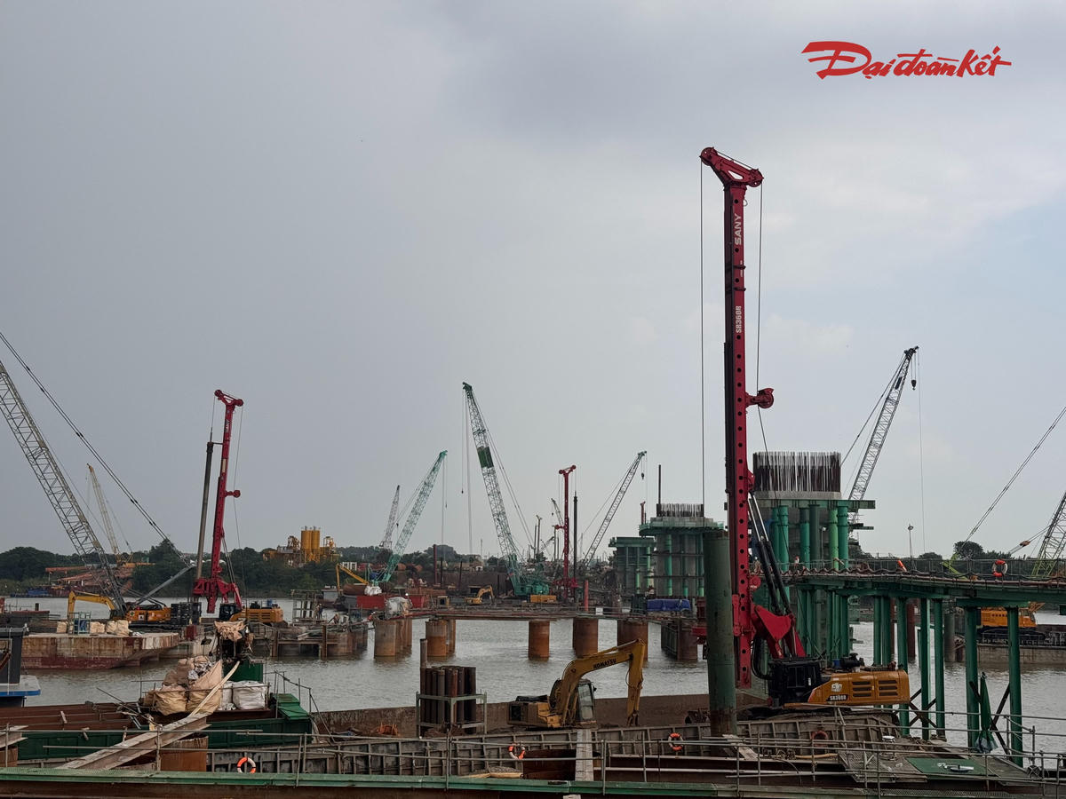 Công trường tuyến nối sân bay Gia Bình huy động hơn 800 nhân sự, gần 200 máy móc- Ảnh 4.