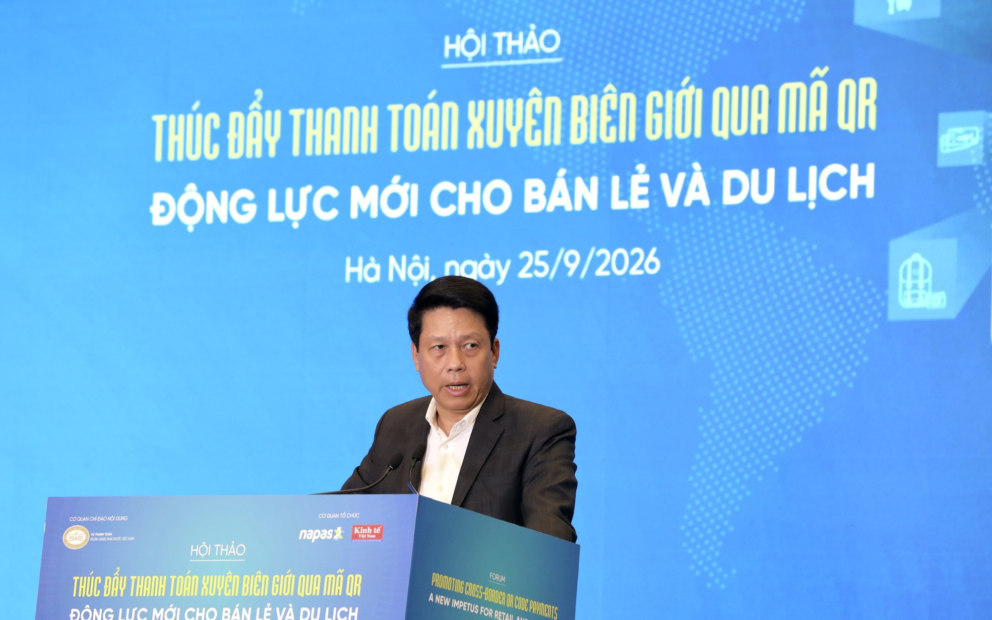 Phó Thống đốc NHNN: Người dân ra nước ngoài có thể dùng ứng dụng ngân hàng Việt để thanh toán, khách du lịch quốc tế đến Việt Nam cũng có thể dùng ứng dụng của họ để chi trả...