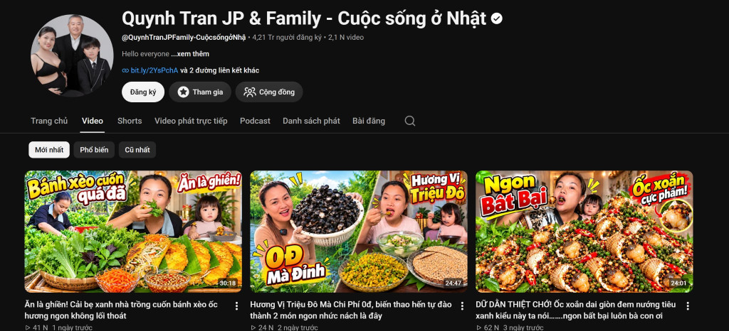 Thu nhập của Quỳnh Trần JP- Ảnh 1. Thu nhập của Quỳnh Trần JP- Ảnh 1.