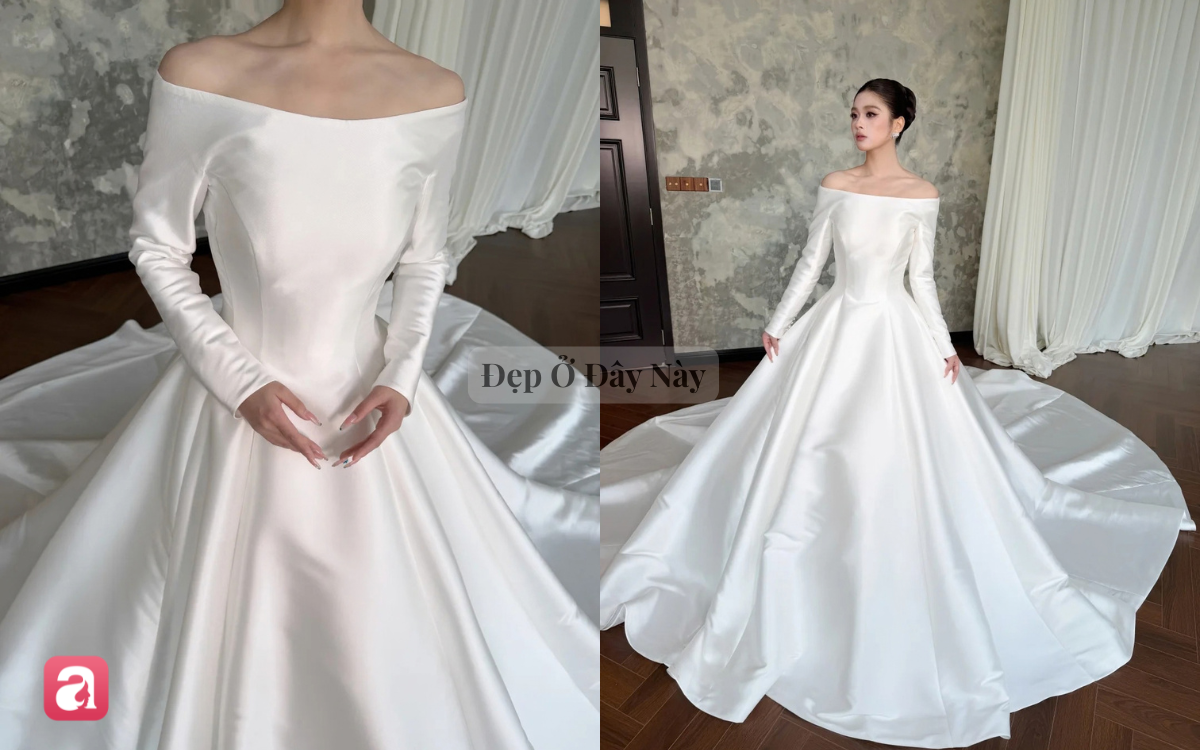 Đầm cưới hào môn của Hề Mộng Dao thành hot trend tại Trung Quốc, hội nàng dâu mới thi nhau học theo- Ảnh 6.