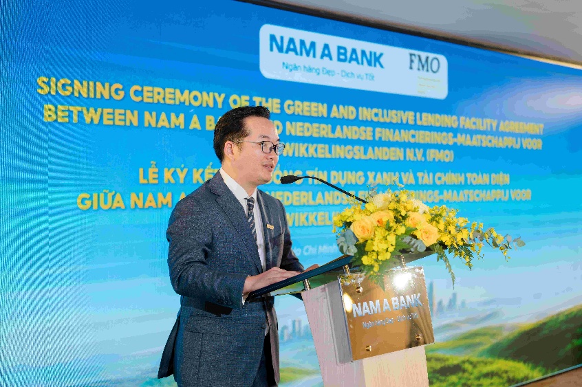 Nam A Bank nhận tài trợ 60 triệu USD từ FMO,  mở rộng dòng vốn xanh quốc tế - Ảnh 1.