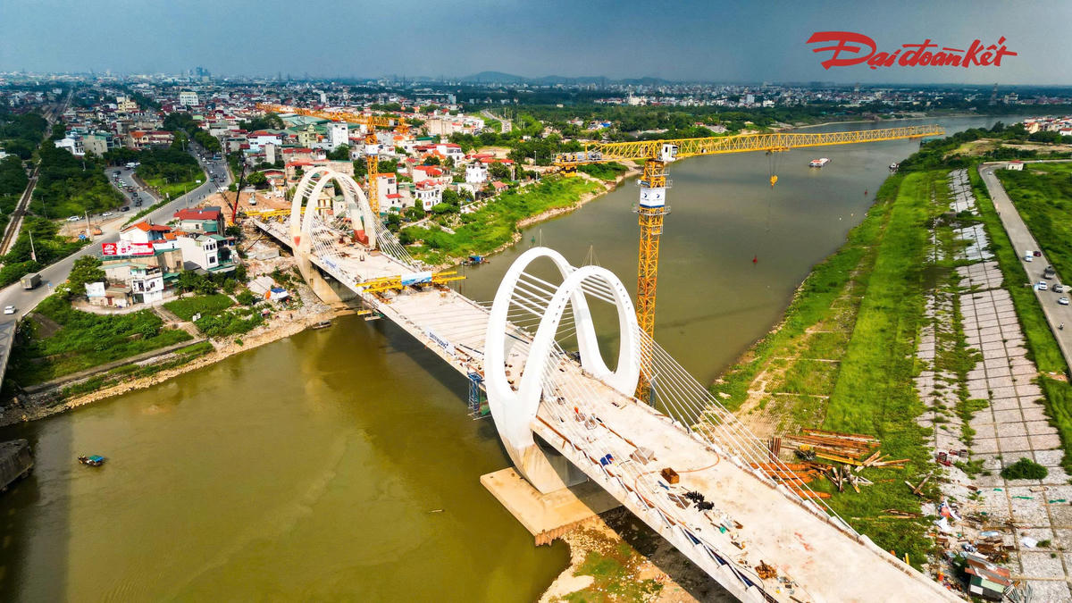 Cầu Đuống mới hợp long, tăng tốc hoàn thiện để thông xe cuối năm- Ảnh 5.