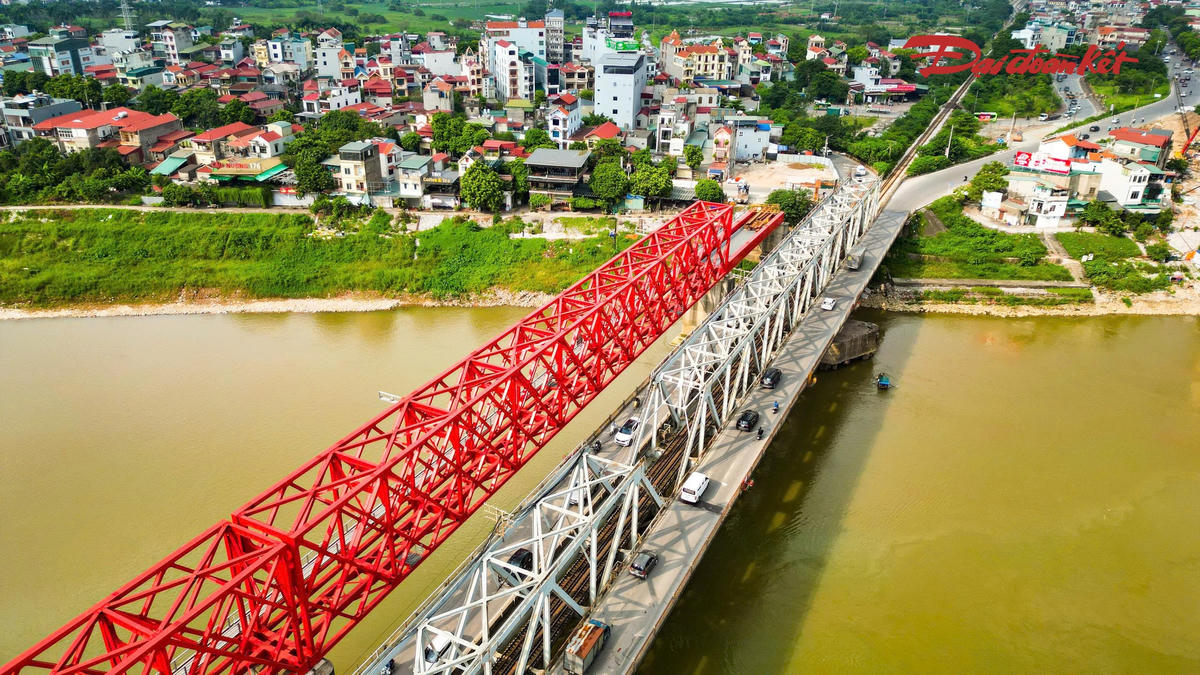 Cầu Đuống mới hợp long, tăng tốc hoàn thiện để thông xe cuối năm- Ảnh 14.