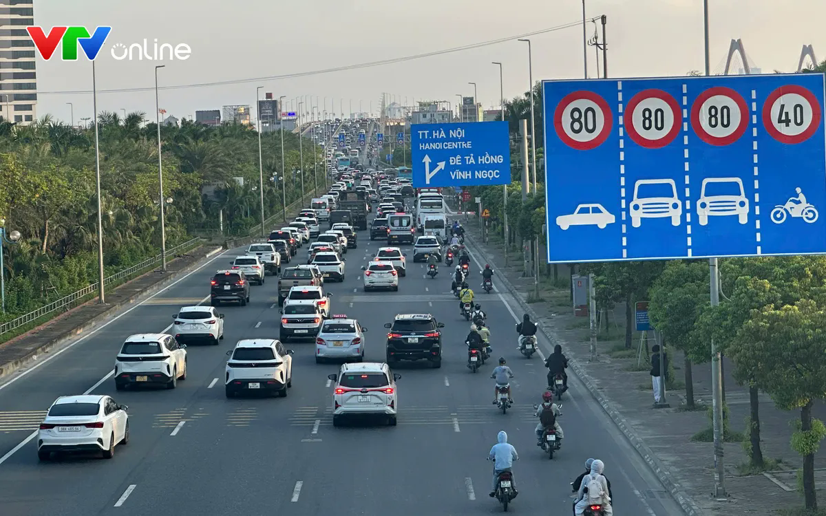 Tổ chức lại giao thông cầu Nhật Tân: Ô tô cùng chạy tối đa 80 km/h- Ảnh 1.