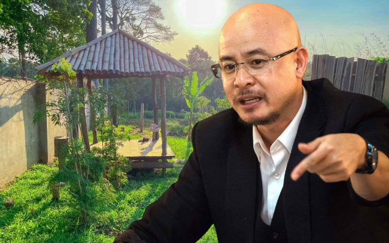 Khu vườn gần 1ha của ông Đặng Lê Nguyên Vũ