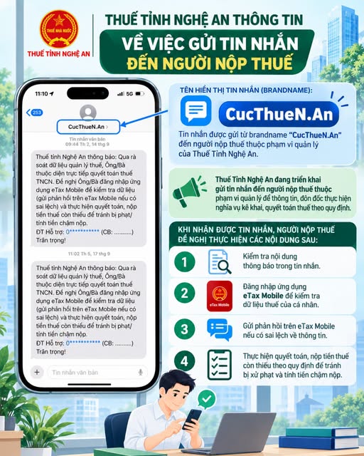 Cơ quan Thuế yêu cầu người dân kiểm tra lại ngay tin nhắn SMS với nội dung sau - Ảnh 2.