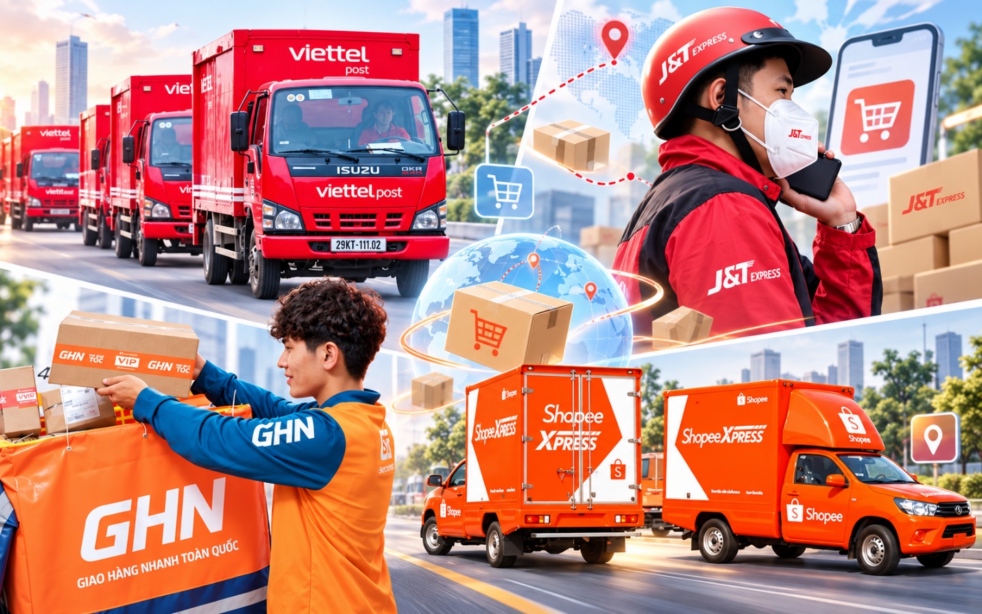 Shopee, TikTok nắm gần 98% thị trường, hãng giao nhận cạnh tranh thế nào để được khách hàng chọn?- Ảnh 1.