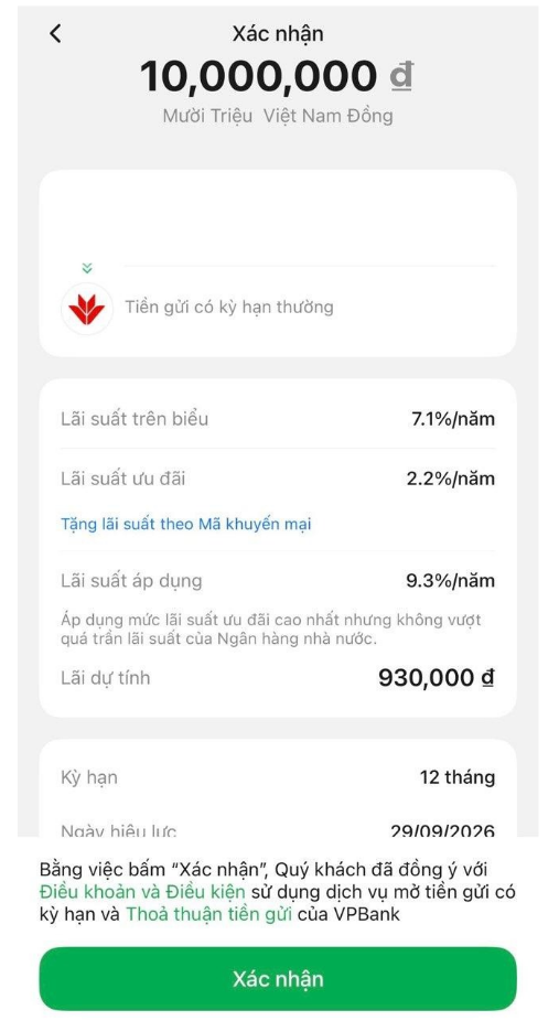 Ngân hàng tư nhân nhiều tiền gửi nhất Việt Nam trả lãi 9,2%/năm cho số tiền từ 10 triệu đồng - Ảnh 2.
