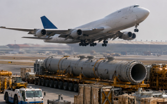Phát hiện một máy bay Boeing 747 khởi hành từ láng giềng Việt Nam: Chở 90 tấn thiết bị tới Saudi Arabia, thực hiện một nhiệm vụ quan trọng