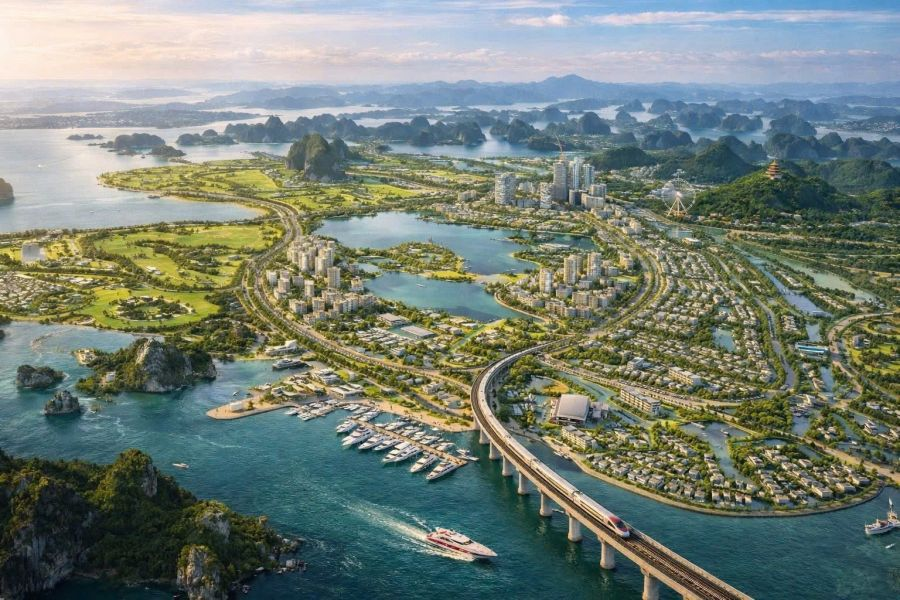 Ông Phạm Nhật Vượng tiếp tục cho xây ngôi làng đặc biệt trên đảo mang tên "Thượng lưu Xanh": Rộng 18,5 ha, nằm trong đại dự án 456.639 tỷ đồng, mô hình tương tự ở Hàn Quốc, Nhật Bản - Ảnh 1.