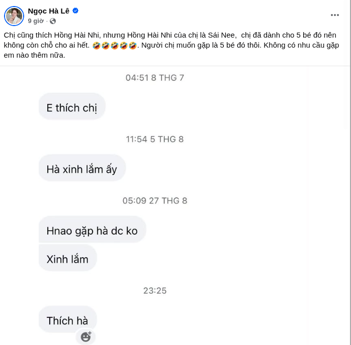 Vợ kém 15 tuổi của NSND Công Lý bị "Hồng Hài Nhi" rủ đi hẹn hò- Ảnh 1.