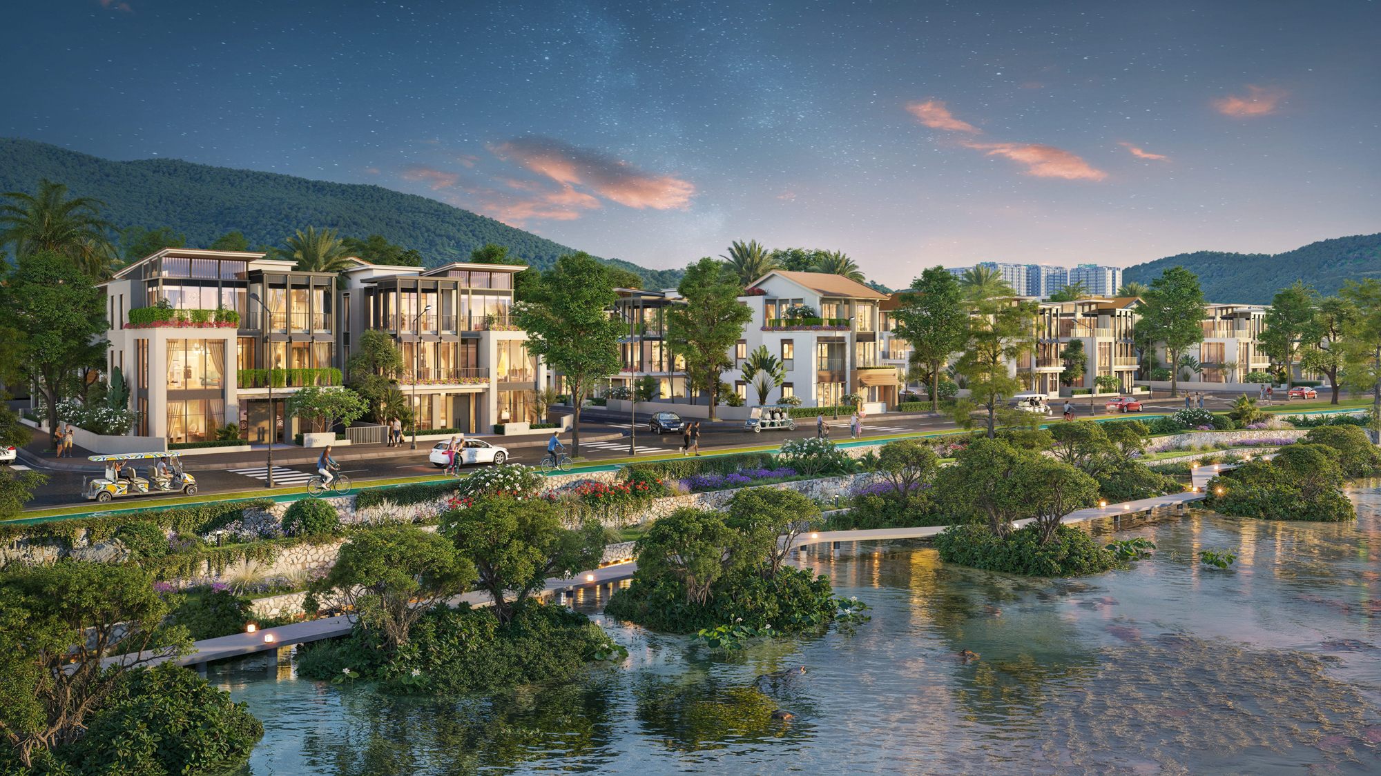 Ngắm đại dự án của Sun Group nối 3 hòn đảo đầu tiên ở Việt Nam: Rộng 227 ha, giáp trung tâm hành chính và phố không ngủ bên sông- Ảnh 4.