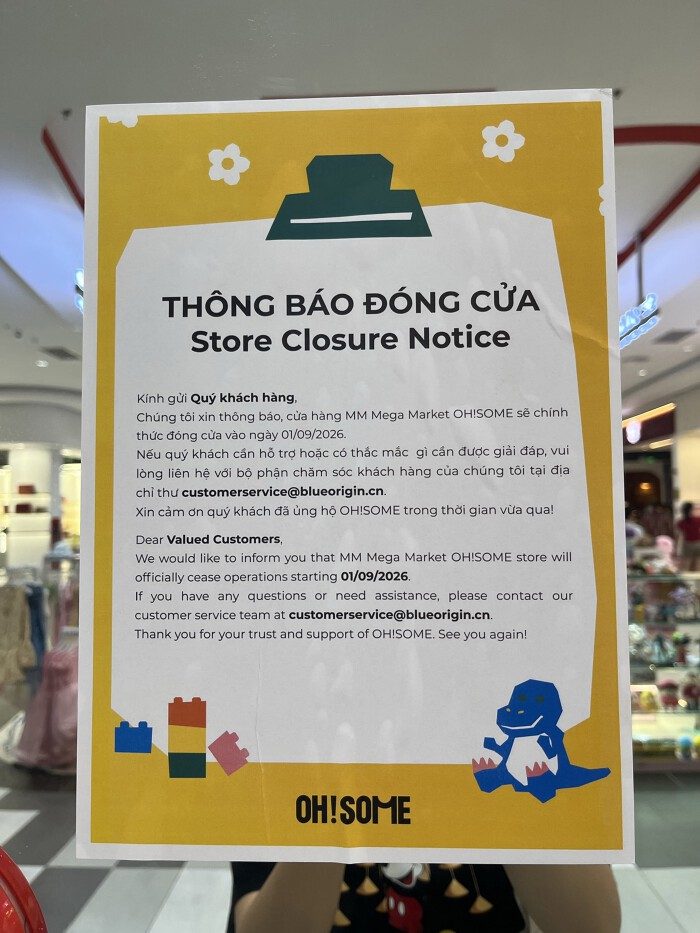 Chuỗi bán lẻ từng mở dày đặc tại các TTTM bất ngờ đóng nhiều cửa hàng, 