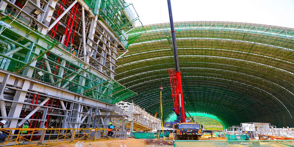 Vòm thép rộng 50.000m2 đổ sập hoàn toàn nhưng công trình 2,2 tỷ USD hiện đại nhất Việt Nam vẫn thành công lớn, tạo tiền đề làm siêu dự án mới hơn 1,98 tỷ USD - Ảnh 1.