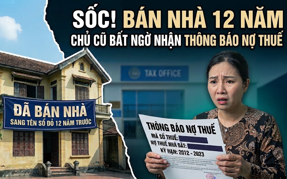 Nhà đã bán, sang tên sổ đỏ từ 12 năm trước bỗng có thông báo phạt thuế: Chủ nhà cũ sau một hồi vật lộn cũng tìm được cách xử lý nhanh gọn