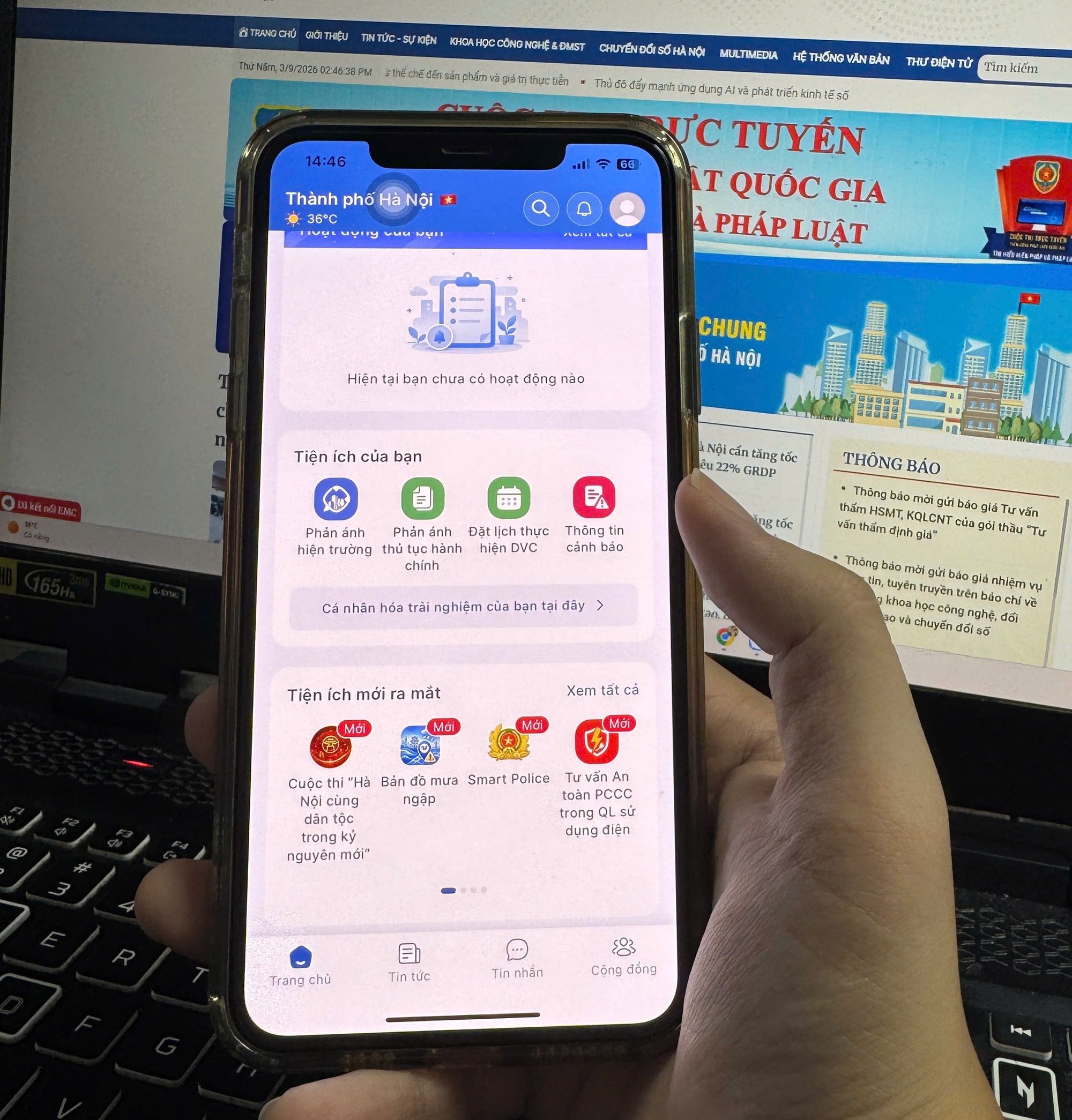 Chính thức ra mắt mini app "Bản đồ mưa ngập" trên iHanoi - Ảnh 1.