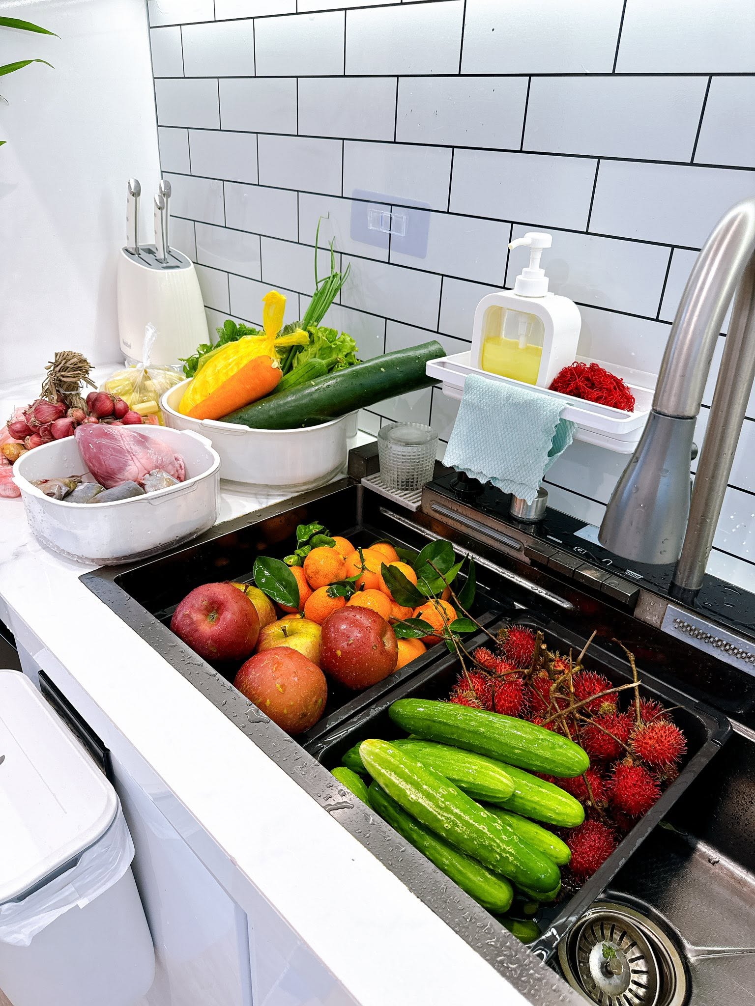 Mẹ bầu 5 tháng ở Hà Nội đi chợ 1 lần cho cả tuần: Ngân sách 1 triệu đồng, mở tủ lạnh là “có cả siêu thị”- Ảnh 2.
