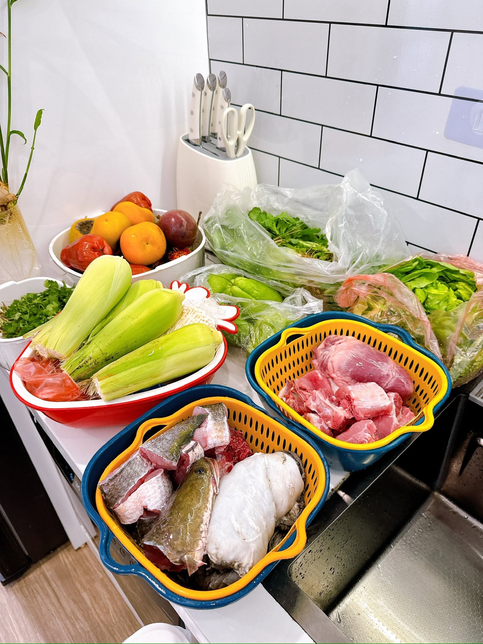 Mẹ bầu 5 tháng ở Hà Nội đi chợ 1 lần cho cả tuần: Ngân sách 1 triệu đồng, mở tủ lạnh là “có cả siêu thị”- Ảnh 3.