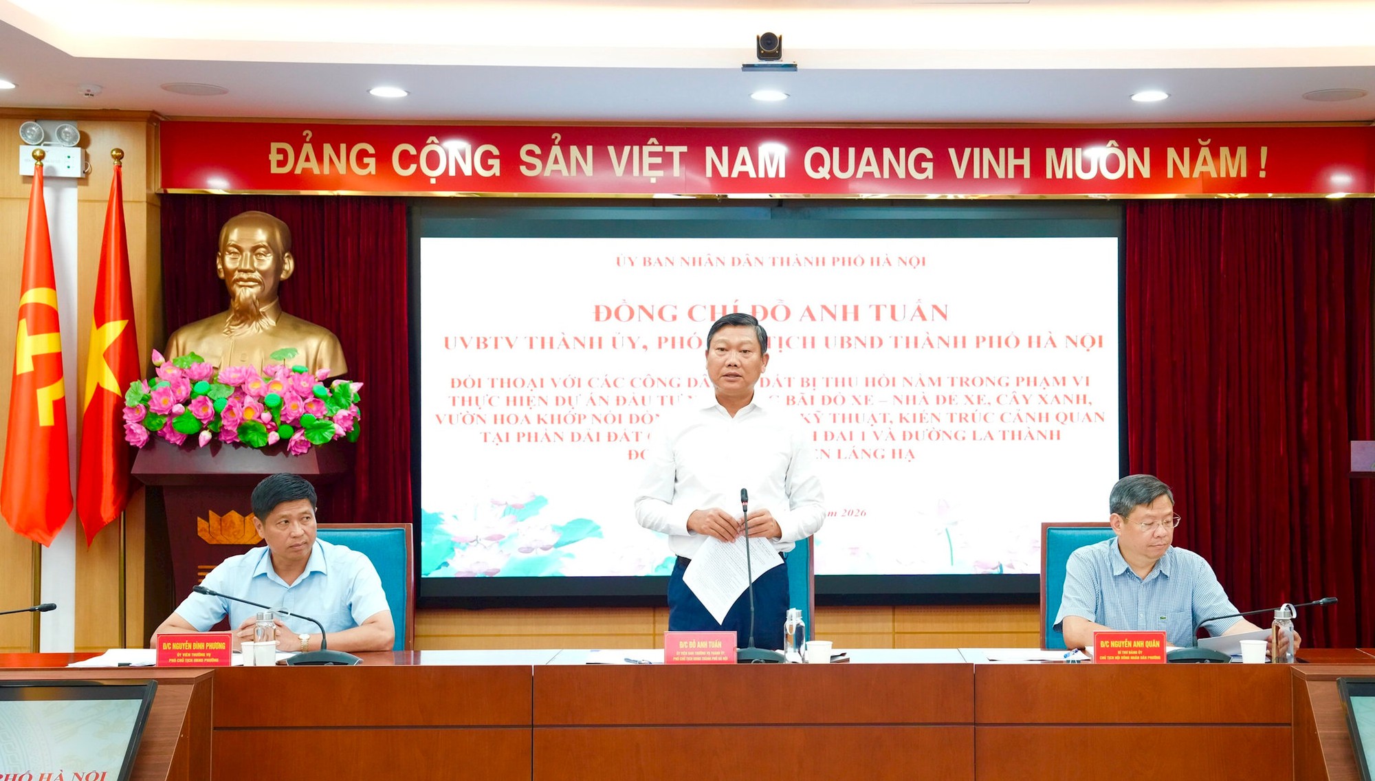 Bảo đảm tối đa quyền lợi cho người dân bị thu hồi đất dự án bãi đỗ xe tại Vành đai 1- Ảnh 1.