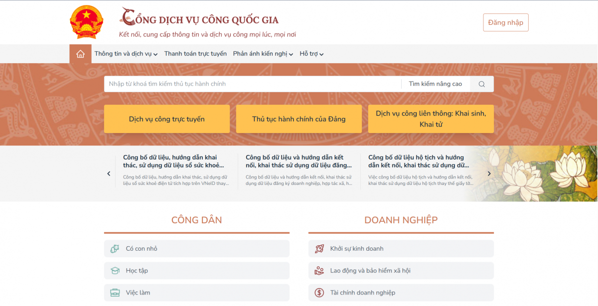 9 dịch vụ công của NHNN chuyển sang Cổng Dịch vụ công quốc gia- Ảnh 1.