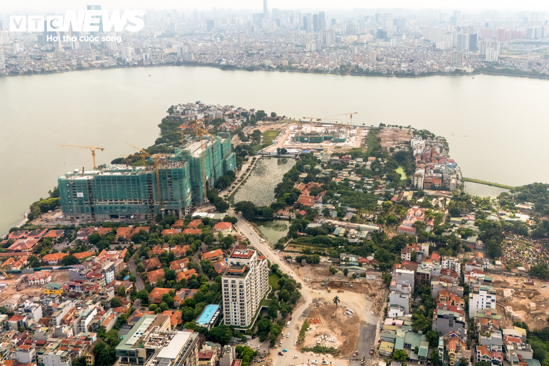 Tuyến đường rộng hơn 90m bên Hồ Tây dần lộ diện, kết nối Nhà hát Ngọc Trai- Ảnh 8.