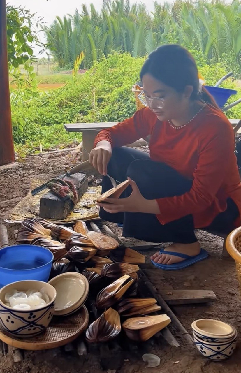 Cồn Chim Trà Vinh đông khách chưa từng có sau “hiệu ứng Phương Mỹ Chi”, người dân dậy từ 3 giờ sáng chuẩn bị đón khách- Ảnh 3.
