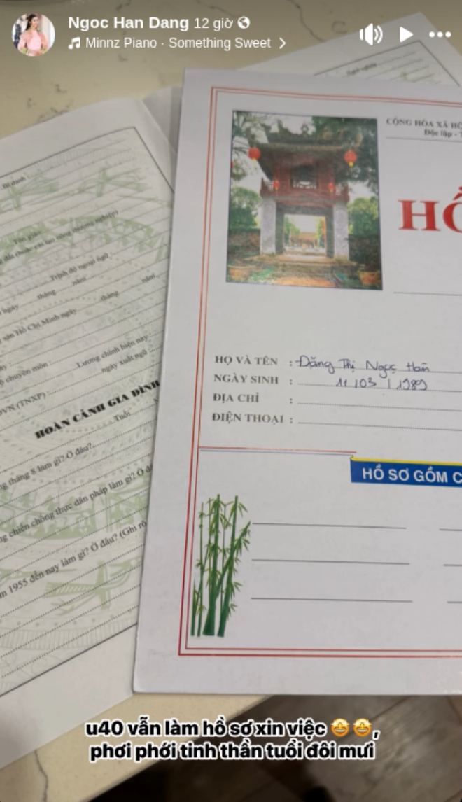 Hoa hậu Ngọc Hân đi xin việc ở tuổi U40- Ảnh 1.