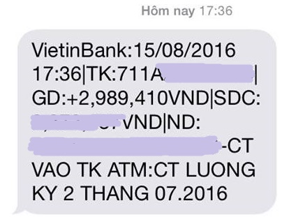 Lương của chị Hiền tổng cộng hơn 6 triệu đồng/tháng và được chi trả làm 2 lần (ảnh NVCC)