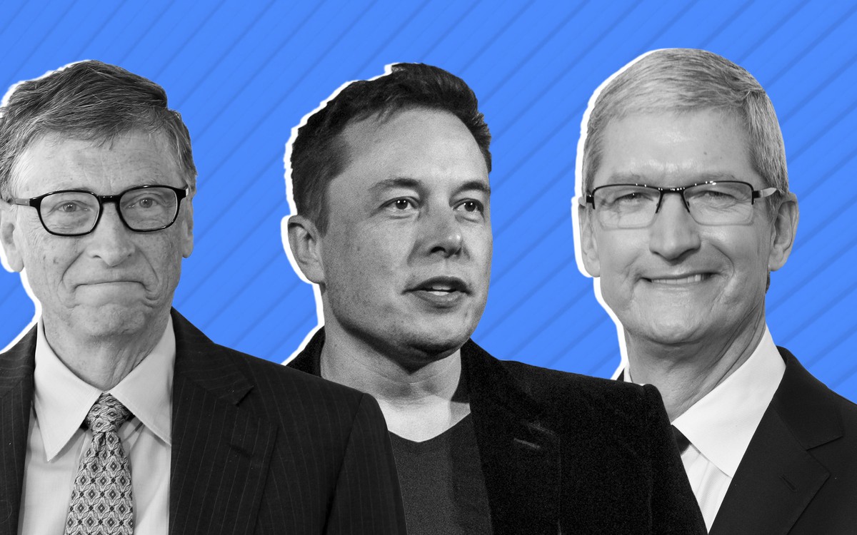 Từ Bill Gates đến Elon Musk và Tim Cook, tất cả các tỷ phú hàng đầu thế ...